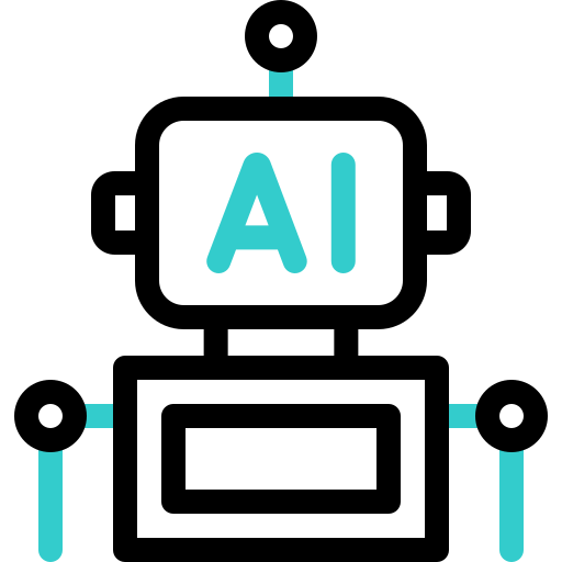 Ai assistant Basic Accent Outline icon
