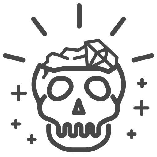 Skull Generic outline icon
