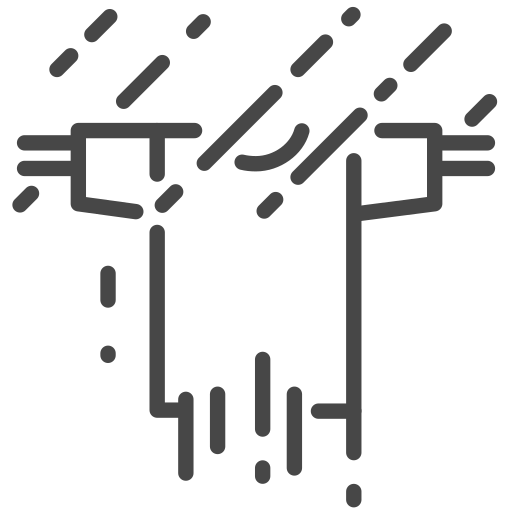 lluvia Generic outline icono