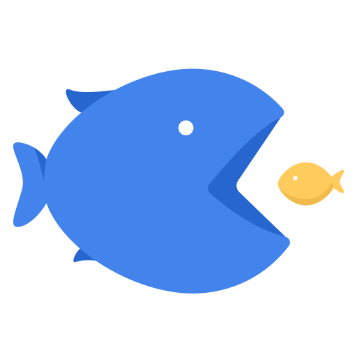 Большая рыба ест маленькую рыбу Generic Others иконка