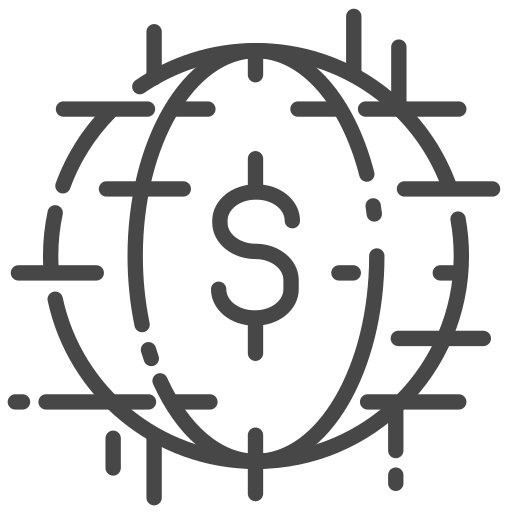 Cashless society Generic outline icon