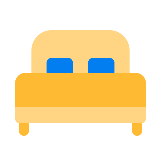 cama matrimonial Generic color fill icono