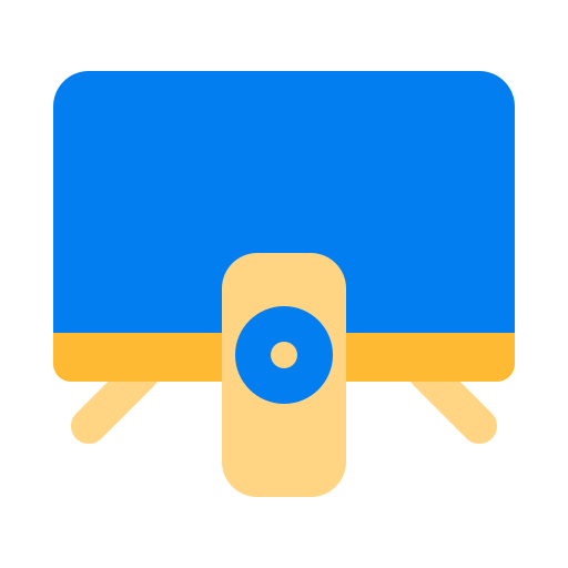 テレビ Generic color fill icon