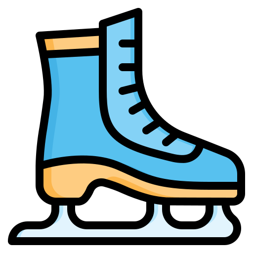 Ice skating Generic color lineal-color icon