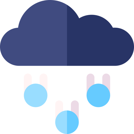 雹 Basic Rounded Flat icon