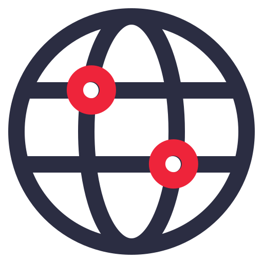 conexión global Generic color outline icono