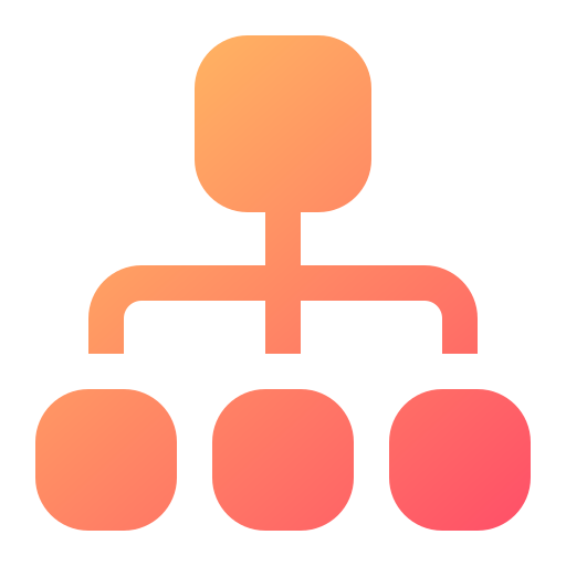 organograma Generic gradient fill Ícone