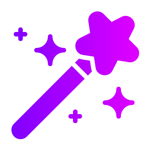 마법의 지팡이 Generic gradient fill icon