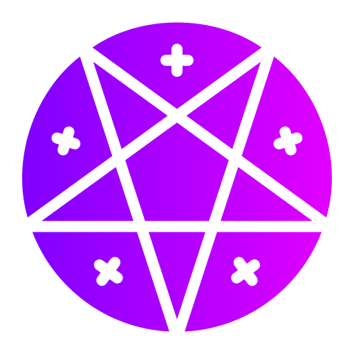 pentagrama Generic gradient fill Ícone