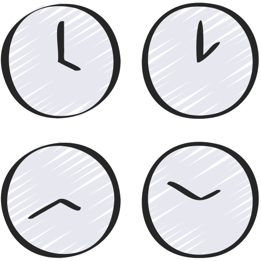 Time zone Juicy Fish Soft-fill icon