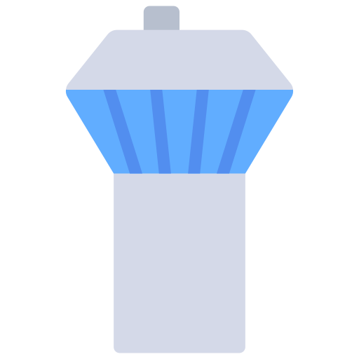 Control tower Juicy Fish Flat icon