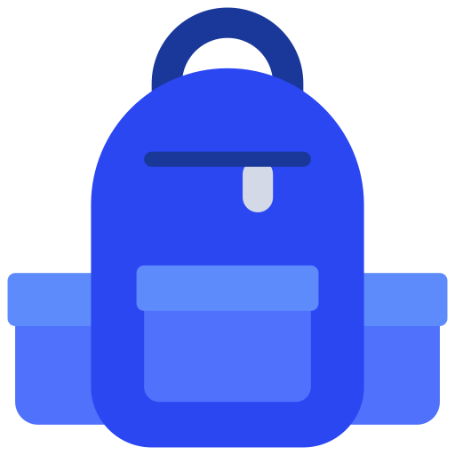 Travel luggage Juicy Fish Flat icon