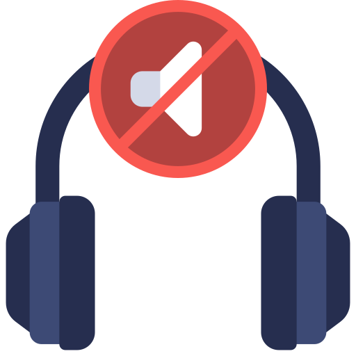 Noise cancelling Juicy Fish Flat icon