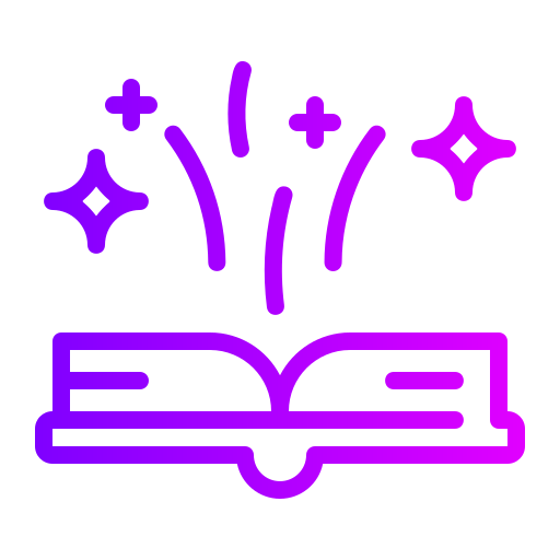 magisch boek Generic gradient outline icoon