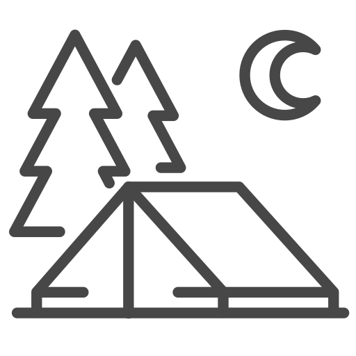 acampar Generic outline icono