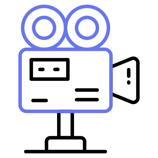 Кинокамера Generic color outline иконка
