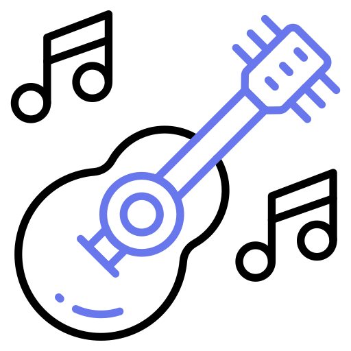 chitarra Generic color outline icona