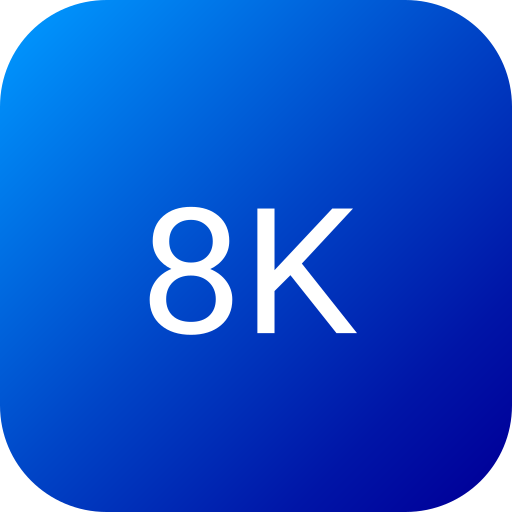 8k Generic gradient fill icon