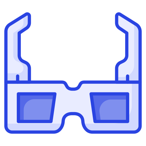 3d-brille Generic color lineal-color icon