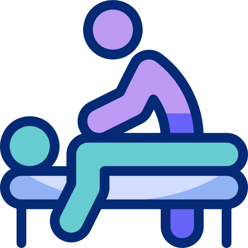 massage Basic Accent Lineal Color icon