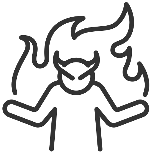 diabeł Generic outline ikona
