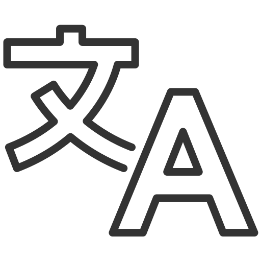 alphabet Generic outline icon