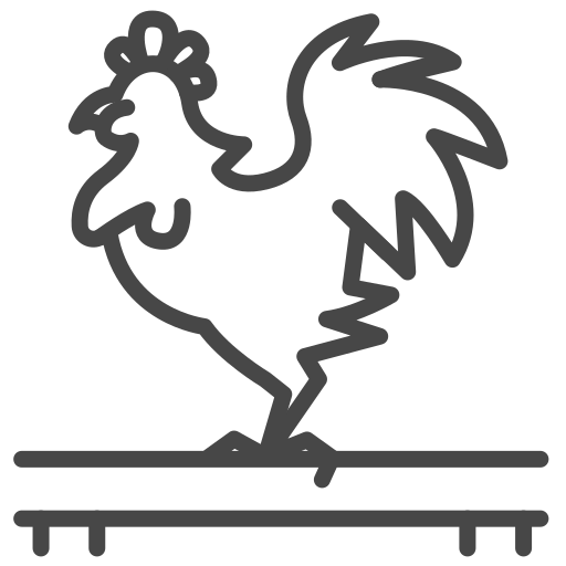 pollo Generic outline icona