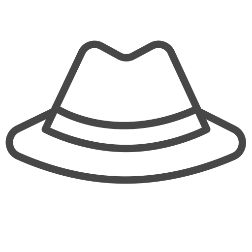 hoed Generic outline icoon