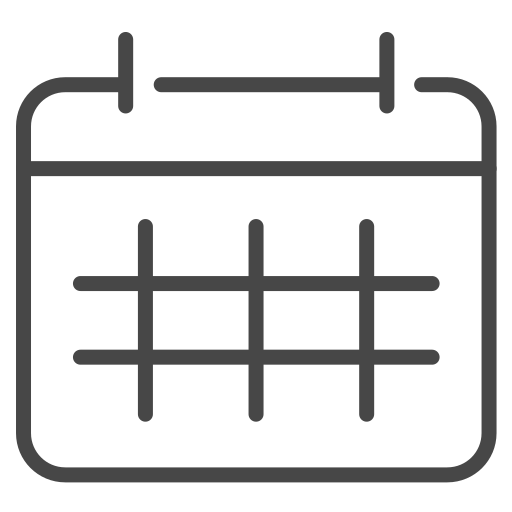 calendario Generic outline icono