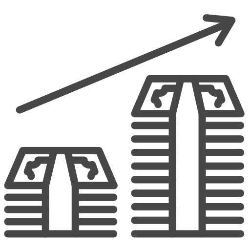 zwiększyć Generic outline ikona