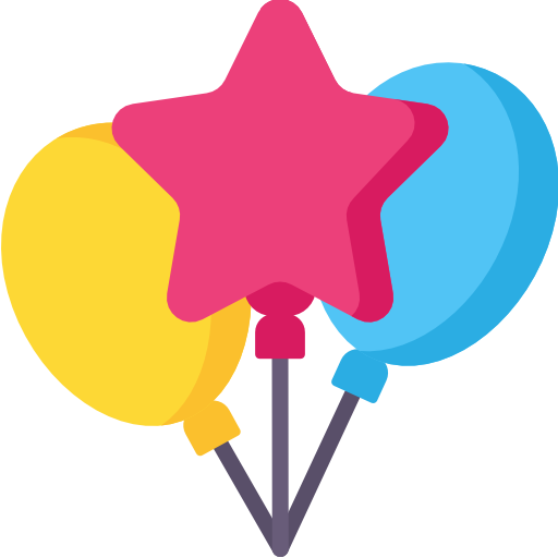 Balloons Special Flat icon