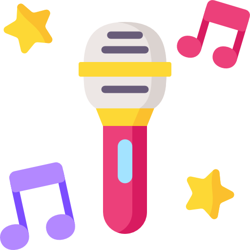 karaoke Special Flat icoon