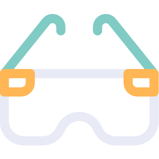 lentes de seguridad Basic Rounded Lineal Color icono