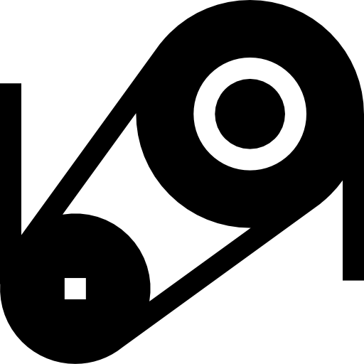 polea Basic Straight Filled icono