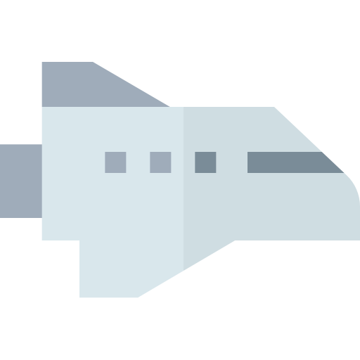 nave espacial Basic Straight Flat Ícone