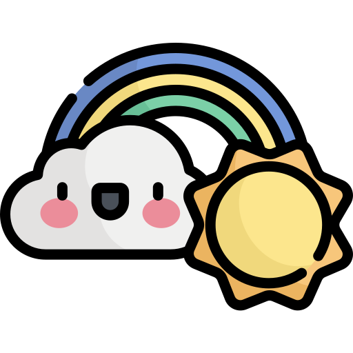 Weather Kawaii Lineal color icon