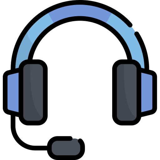 Headphones Kawaii Lineal color icon