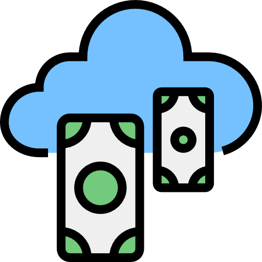 cloud banking Ultimatearm Lineal Color icon