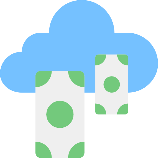cloud banking Ultimatearm Flat icon