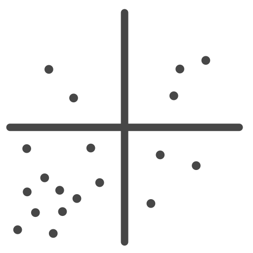 Graph plotting Generic outline icon