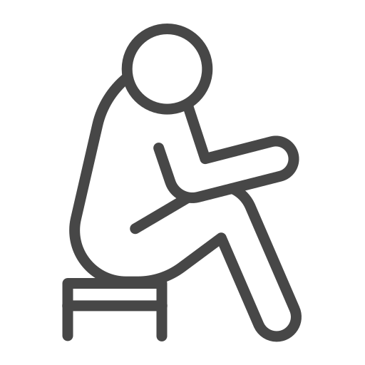 座る Generic outline icon