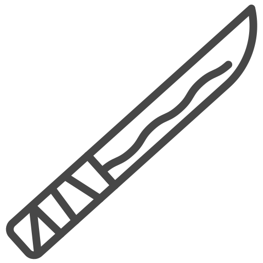 cuchillo Generic outline icono