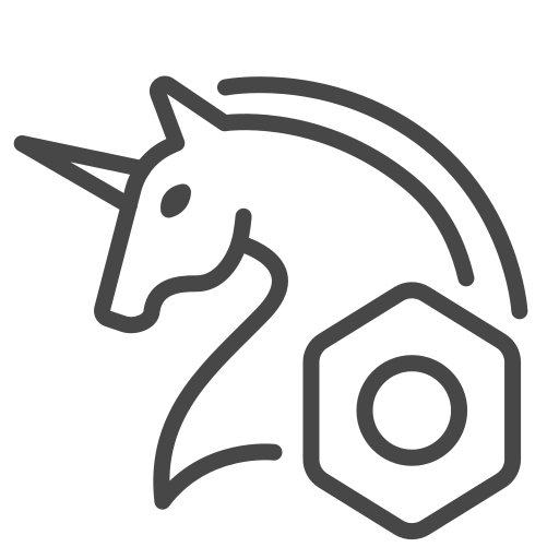 Unicorn Generic outline icon