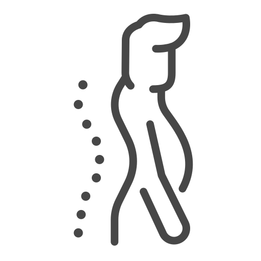 columna vertebral Generic outline icono