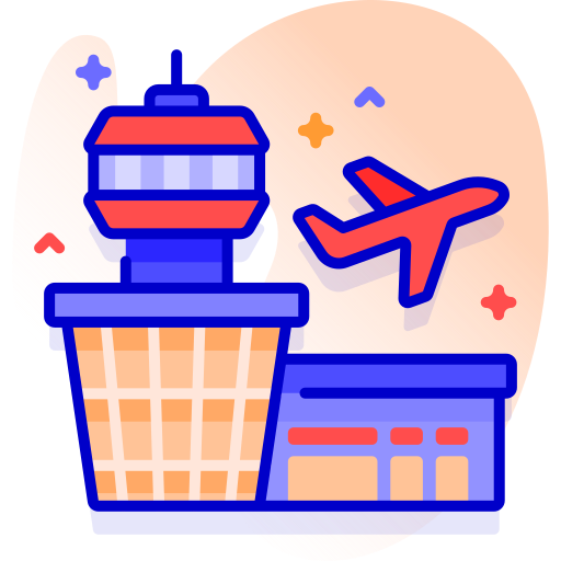 Airport Special Ungravity Lineal color icon