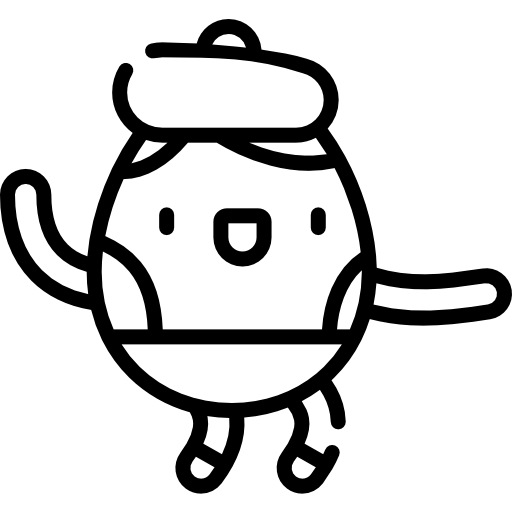 oscillazione Kawaii Lineal icona