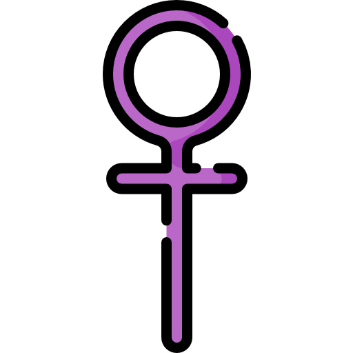 simbolo femminile Special Lineal color icona