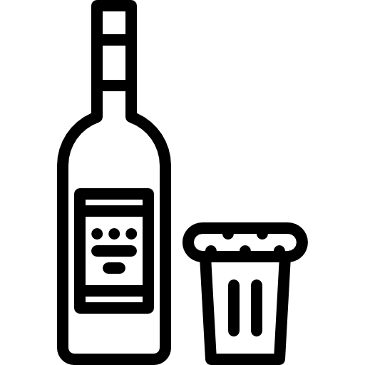 보드카 Coloring Lineal icon