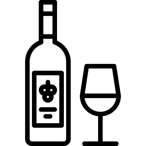포도주 Coloring Lineal icon