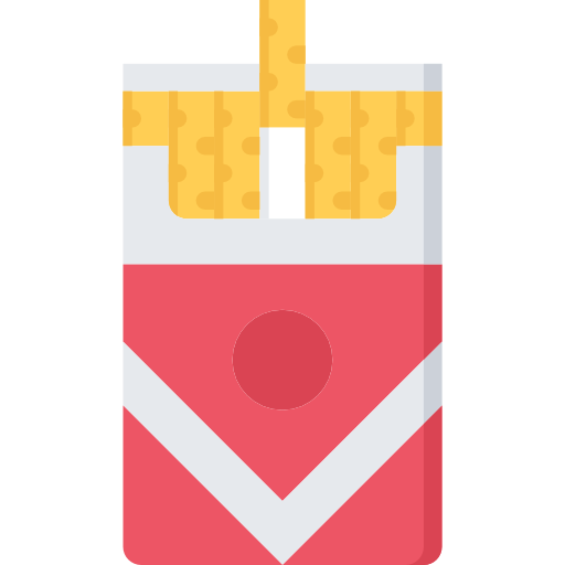zigaretten Coloring Flat icon